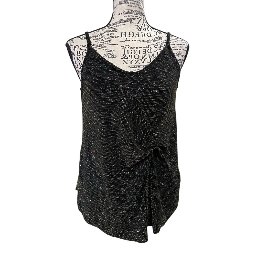 Altar'd State Black Sparkle Camisole